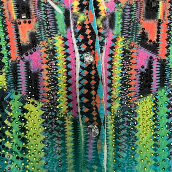 Women size medium crop Vintage Boho cardigan in very good condition - Picture 4 of 10